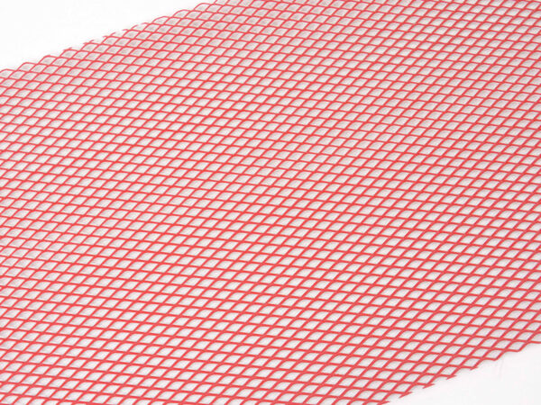 Grille de course FK 135x30cm rouge universelle coupe à la taille grille en nid d'abeille grille de course en aluminium - – Image 5