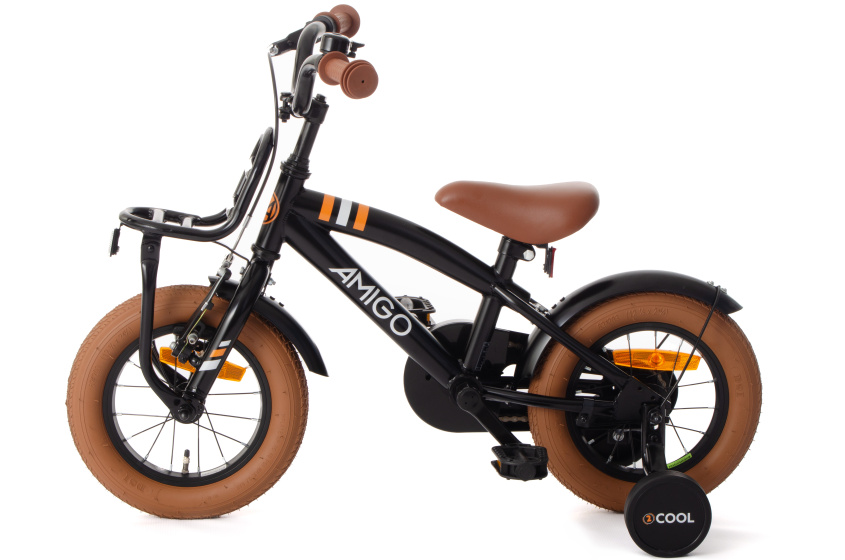 Children bikes 2Cool 12 Pouces 21 cm Garçon Frein à rétropédalage Noir - AMIGO – Image 10
