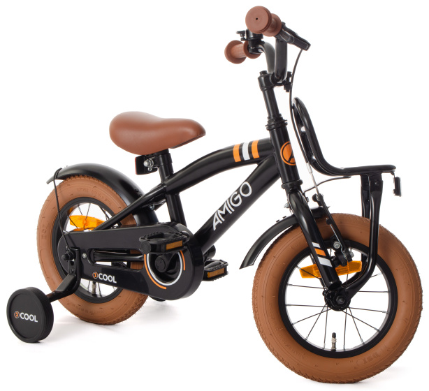 Children bikes 2Cool 12 Pouces 21 cm Garçon Frein à rétropédalage Noir - AMIGO – Image 12