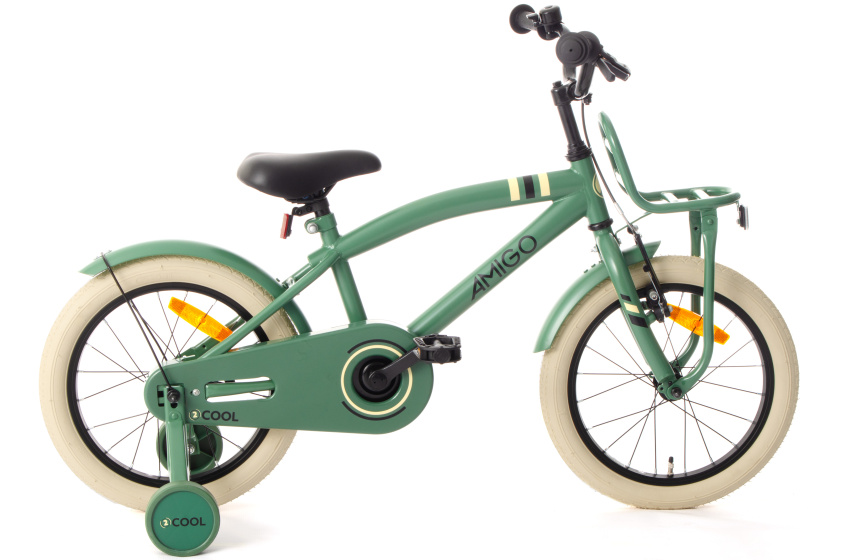 Children bikes 2Cool 16 Pouces 26 cm Garçon Frein à rétropédalage Vert - AMIGO – Image 7