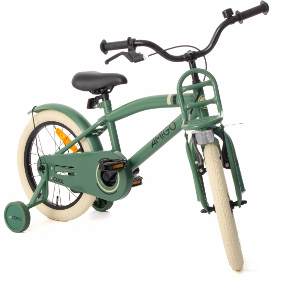 Children bikes 2Cool 16 Pouces 26 cm Garçon Frein à rétropédalage Vert - AMIGO – Image 4