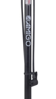 Bicycle pumps pompe à vélo de luxe avec manomètre 11 Bar 73 cm noir - AMIGO