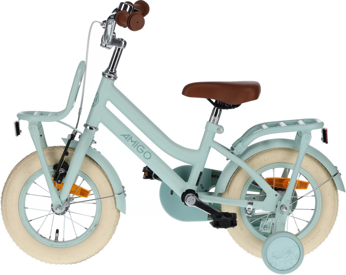 Children bikes Bella 12 Pouces 21 cm Fille Frein à rétropédalage Vert - AMIGO – Image 11