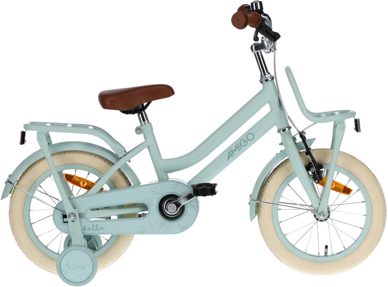 Children bikes Bella 14 Pouces 24 cm Fille Frein à rétropédalage Vert - AMIGO