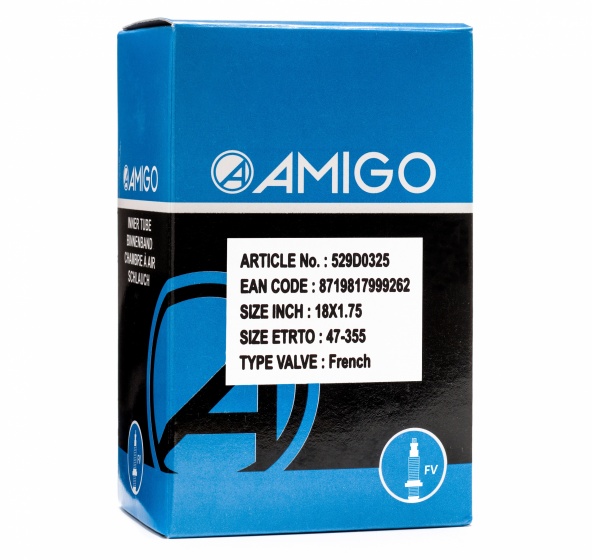 Inner tube other Tube intérieur 18 x 1,75 (47-355) FV 48 mm - AMIGO
