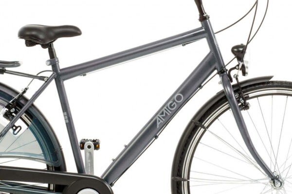 Vélos hommes Bright 28 Pouces 50 cm Homme 3SP V-Brake Anthracite - AMIGO – Image 10