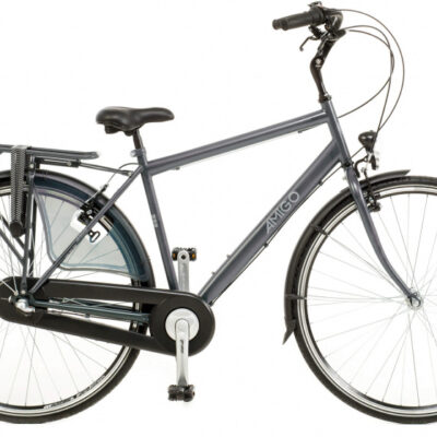 Vélos hommes Bright 28 Pouces 50 cm Homme 3SP V-Brake Anthracite - AMIGO