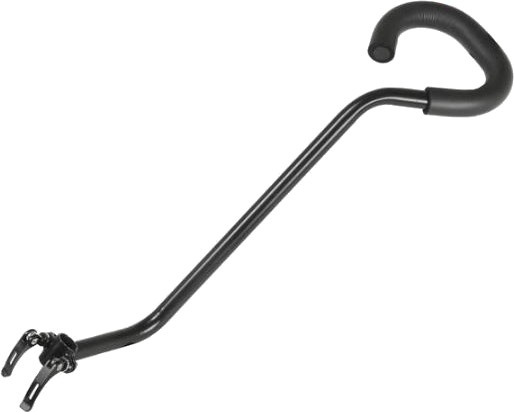Barres tringlerie 20-29 mm en acier 60 cm noir - Hi-point – Image 2
