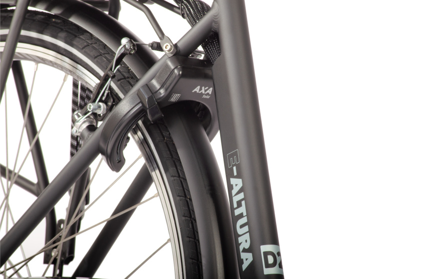 Vélos de ville électriques E-Altura D2 28 Pouces 49 cm Femme 7SP V-Brake Noir mat - AMIGO – Image 13