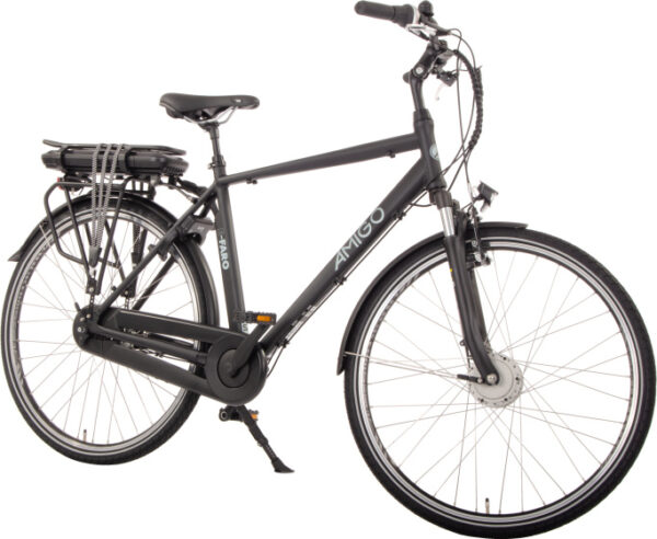 Vélos de ville électriques E-Faro S2 28 Pouces 53 cm Homme 7SP Rollerbrakes Noir mat - AMIGO – Image 5