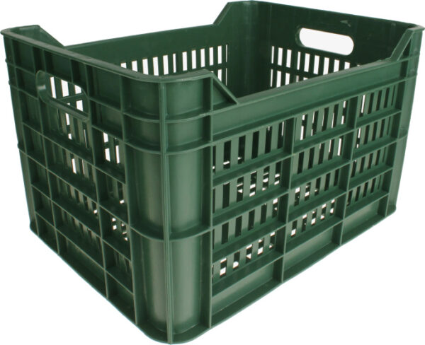 Caissons vélos caisse à vélo 30 litres 100% plastique recyclé vert foncé - AMIGO