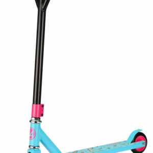 Stunt scooter Girlpower Trottinette cascadeuse Filles Frein à pied Bleu - AMIGO