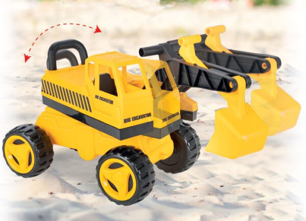 Excavatrices Big jouet excavateur 69 cm jaune/noir - Pilsan – Image 5