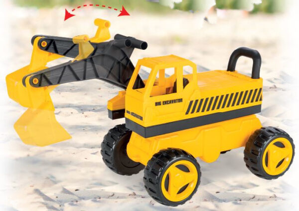 Excavatrices Big jouet excavateur 69 cm jaune/noir - Pilsan – Image 6