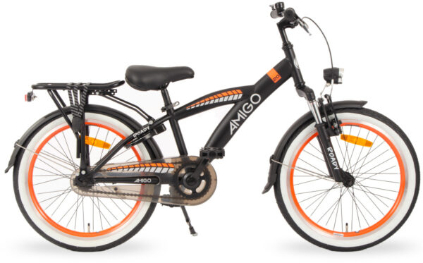 Children bikes Roady 20 Pouces 27,5 cm Garçon Frein à rétropédalage Noir/Orange - AMIGO