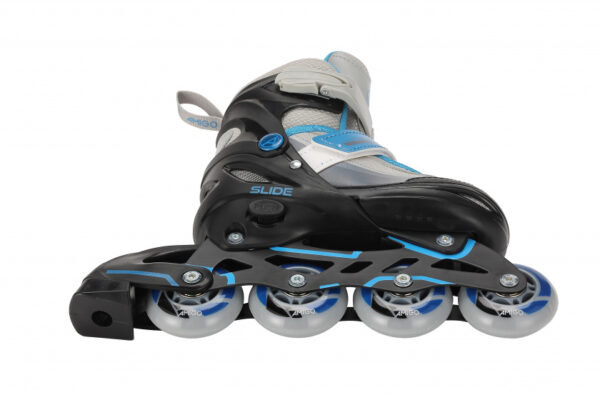 Patins à roulettes en ligne patins 2-in-1 Slide garçons polypropylène noir/bleu mt 30/33 - AMIGO – Image 6
