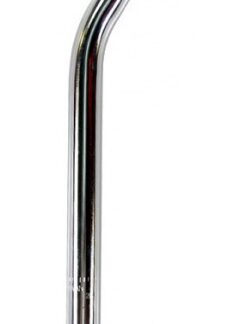 Selles broches seatpost BMX courbé 25,4 x 360 mm argent en acier - VWP