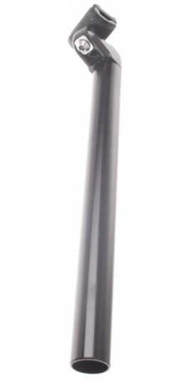 Selles broches tige de selle fixe 30,9 x 350 mm aluminium noir - VWP