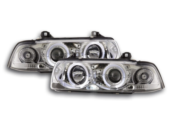 Phare avant BMW Série 3 Coupé type E36 92-98 chrome -