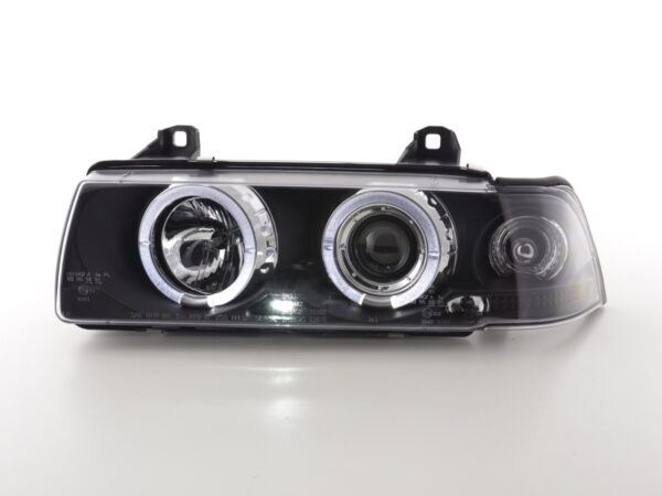 Phare avant BMW Série 3 Limo type E36 92-98 noir - – Image 2