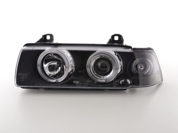 Phare avant BMW Série 3 Limo type E36 92-98 noir - – Image 4