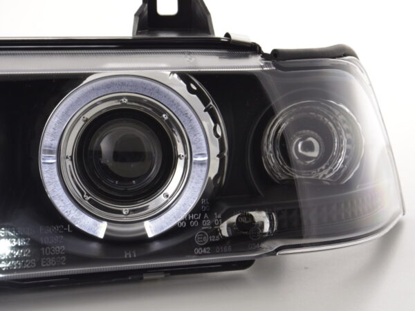 Phare avant BMW Série 3 Limo type E36 92-98 noir - – Image 6