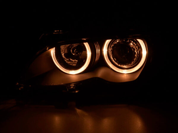 Phare Angel Eye BMW Série 3 berline type E46 01-03 noir - – Image 3