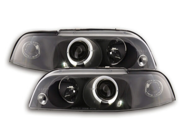 Phare avant Fiat Punto 1 type 176 93-98 noir -