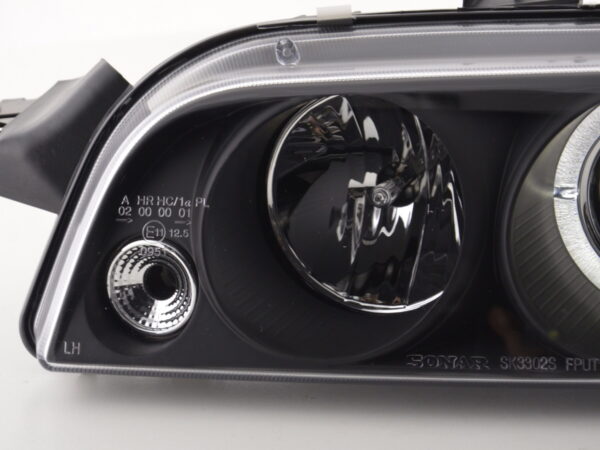 Phare avant Fiat Punto 1 type 176 93-98 noir - – Image 5