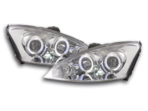 Phare avant Ford Focus 00-04 chrome -