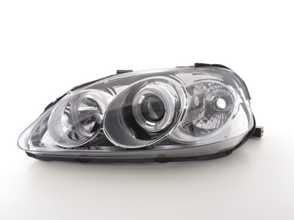 Jeu de phares Honda Civic Coupe / Civic 2/3/4 portes. 99-00 chromé - – Image 4