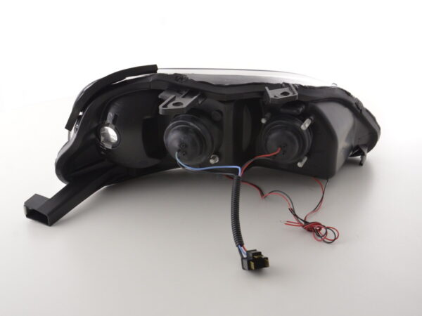 Jeu de phares Honda Civic Coupé / Civic 4 portes. 99-00 noir - – Image 7