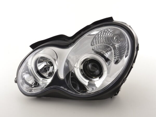 Phares pour Mercedes Classe C type W203 00-07 chrome - – Image 2