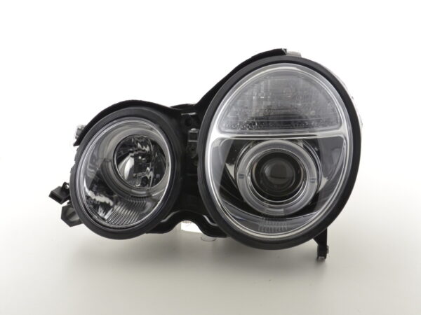 Phare Angel Eye Mercedes Classe E type W210 99-01 chromé pour conduite à droite - – Image 4