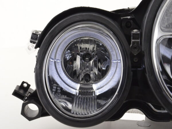 Phare Angel Eye Mercedes Classe E type W210 99-01 chromé pour conduite à droite - – Image 5