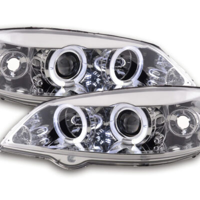 Phares avant Opel Astra G 98-03 chrome -