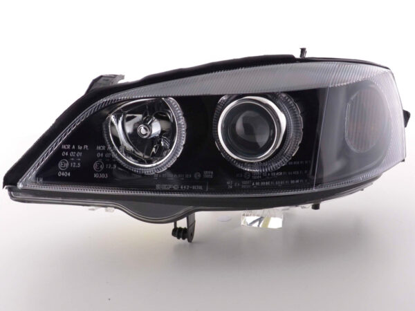 Phare Angel Eye Opel Astra G 98-03 noir - – Image 5