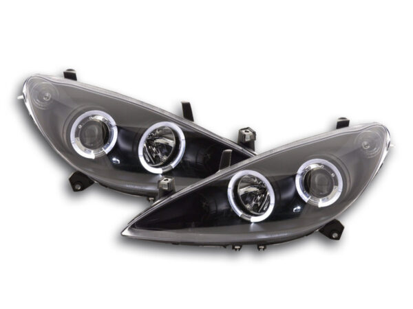 Phare avant Peugeot 307 01-06 noir -