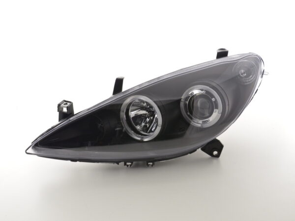 Phare avant Peugeot 307 01-06 noir - – Image 4