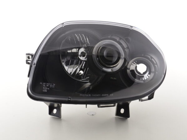 Phare avant Renault Clio type B 98-01 noir - – Image 4