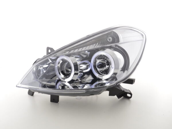 Phare avant Renault Clio type R 05- chromé pour conduite à droite - – Image 2