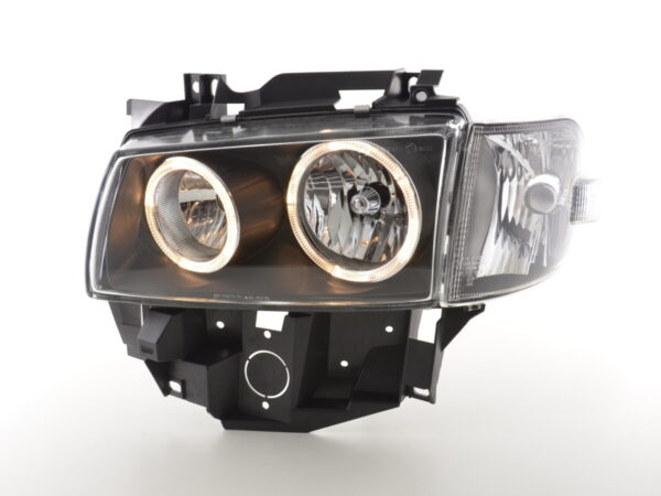 Phare Angel Eye VW bus type T4 97-02 noir -