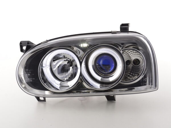 Phares VW Golf 3 type 1HXO 1 EXO 91-97 chrome - – Image 2