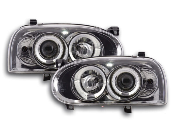 Phares VW Golf 3 type 1HXO 1 EXO 91-97 chrome -