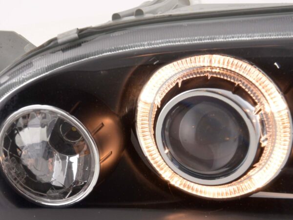 Phare Angel Eye VW Golf 3 type 1HXO, 1 EXO 91-97 noir - – Image 6
