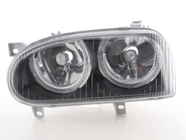 Phare Angel Eye VW Golf 3 type 1HXO, 1 EXO 91-97 noir - – Image 4