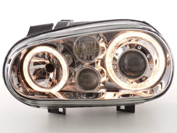 Phare Angel Eye VW Golf 4 type 1J 98-03 chrome - – Image 2