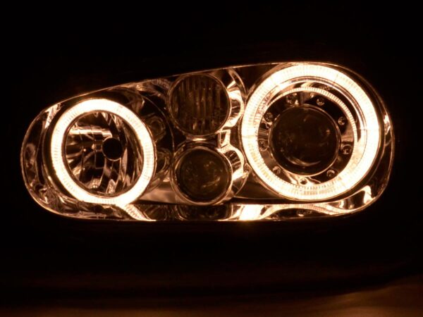 Phare Angel Eye VW Golf 4 type 1J 98-03 chrome - – Image 3