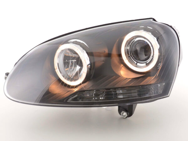Phare Angel Eye VW Golf 5 type 1K 03-08 noir - – Image 2