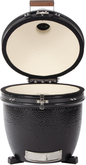 Kamado's Kamado Large Solo Ø 21 pouces sans cadre Céramique Noir - Arbaer – Image 9